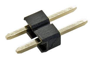 GCT BG030-02-A-0450-0300-N-G Pin Header, Board-to-Board, 2.54 mm, 1 Rows, 2 Contacts, Through Hole Straight, BG030