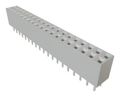 SAMTEC BCS-119-L-D-TE PCB Receptacle, Board-to-Board, 2.54 mm, 2 Rows, 38 Contacts, Through Hole Mount