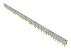 SAMTEC SLW-150-01-T-S PCB Receptacle, Square Post, Board-to-Board, 2.54 mm, 1 Rows, 50 Contacts, Through Hole Mount