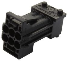 TE CONNECTIVITY - AMP 1-965426-1 Connector Housing, Junior Timer, Plug, 6 Ways, 5 mm, AMP Junior Timer Series Pin Contacts