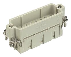 HARTING 09200163011 Heavy Duty Connector, Han A, Insert, 32 Contacts, 32A, Plug, Crimp Pin - Contacts Not Supplied