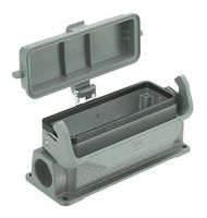 HARTING 19300241256 Heavy Duty Connector, M25, Base, Panel Mount, Aluminium Body, 1 Lever, 24B