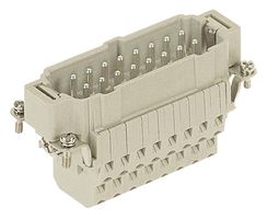 HARTING 09330162672 Heavy Duty Connector, Han ESS, Insert, 16 Contacts, 16B, Plug, Cage Clamp Pin