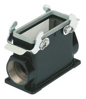 HARTING 19370160272 Heavy Duty Connector, M32, Base, Panel Mount, Aluminium Body, 2 Lever, 16B