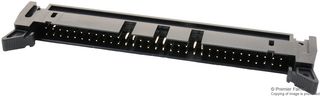MULTICOMP PRO MC-254-64-SL-ST-DIP Pin Header, Wire-to-Board, 2.54 mm, 2 Rows, 64 Contacts, Through Hole Straight