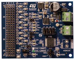 STMICROELECTRONICS EVAL-L9960T Evaluation Board, L9960T Automotive Dual ETC H-Bridge, 4V - 28V, 2.5A - 8.6A, SPI Control