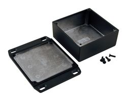 HAMMOND 1590WYFLBK. Metal Enclosure, Wall Mount, Diecast Aluminium, 42 mm, 92 mm, 122.2 mm, IP65