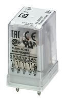 PHOENIX CONTACT 2909738 Power Relay, 4PDT, 24 VDC, 6 A, REL-IR4 Series, Socket