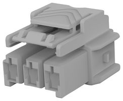 TE CONNECTIVITY 5-1971773-3 Connector Housing, Power Triple Lock, Plug, 3 Ways, 6 mm