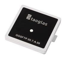 TAOGLAS GGSFTP.50.7.A.08 Patch Antenna, 1.57542GHz to 1.602GHz, 4.6dBi Gain, 50ohm, R/H Circular Polarisation, Adhesive/Pin