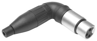 AMPHENOL AUDIO AC3FR XLR Connector, 3 Contacts, Jack, Cable Mount, Tin Plated Contacts, Metallised Thermoplastic Body