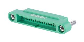 HARWIN G125-3243496M2 Connector Housing, Black / Green, G125, Receptacle, 34 Ways, 1.25 mm, G125 Series Contacts