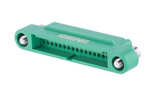 HARWIN G125-3243496M3 Connector Housing, Black / Green, G125, Receptacle, 34 Ways, 1.25 mm, G125 Series Contacts