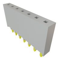 SAMTEC SSW-107-01-G-S PCB Receptacle, Board-to-Board, 2.54 mm, 1 Rows, 7 Contacts, Through Hole Mount
