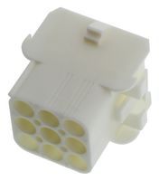 MOLEX 50-84-2092 Connector Housing, Natural, MLX 42022 Series, Receptacle, 9 Ways, 6.35 mm