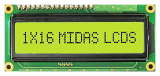 MIDAS DISPLAYS MC11606A6W2-SPR