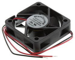 MULTICOMP MC011511 DC Axial Fan, 24 V, Square, 50 mm, 15 mm, Vapo Bearing, 17 CFM