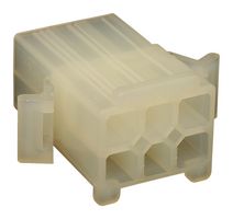 MOLEX 15-31-1061 Connector Housing, Natural, 5025 Series, Plug, 6 Ways, 4.8 mm
