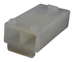 MOLEX 19-09-2029 Connector Housing, Natural, Standard .093" 3191 Series, Plug, 2 Ways, 6.7 mm