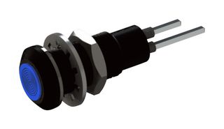 MARL 612-934-23 LED Panel Mount Indicator, Blue, 28 VDC, 6.35 mm, 14 mA, 175 mcd, IP67