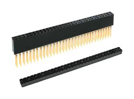 HARWIN M20-6153205 PCB Receptacle, Board-to-Board, 2.54 mm, 2 Rows, 64 Contacts, Through Hole Mount, M20