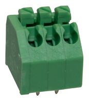 CAMDENBOSS CSTBP45VDB/3 Wire-To-Board Terminal Block, 3.5 mm, 3 Ways, 28 AWG, 16 AWG, 1.3 mm², Push In