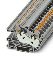 PHOENIX CONTACT 3214029 DIN Rail Mount Terminal Block, 2 Ways, 24 AWG, 4 AWG, 16 mm², Push In, 76 A