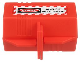 PANDUIT PSL-CL110 CORD LOCKOUT, POLYPROPYLENE, RED