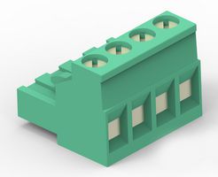 TE CONNECTIVITY - BUCHANAN 796634-8 Pluggable Terminal Block, 5.08 mm, 8 Ways, 3 mm², Screw