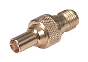 HUBER+SUHNER 31_MCX-SMA-50-1/111_NE RF / Coaxial Adapter, MCX, Jack, SMA, Jack, Straight Adapter, 50 ohm