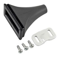 HAMMOND 1552CPGKITBK Cable Gland Kit, Rubberized, For 1552 Series Enclosures, TPE/ABS Plastic, Black, IP54