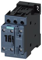SIEMENS 3RT20261BB40 Contactor, 13 A, DIN Rail, Panel, 690 VAC, 3PST-NO, 3 Pole, 11 kW