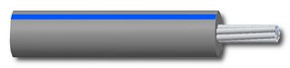MULTICOMP PRO MP005350 Wire, PVC, Blue, Grey, 23 AWG, 7 x 0.2mm, 328 ft