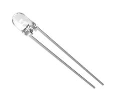 DIALIGHT 521-9901-802F LED, White, Through Hole, T-1 (3mm), 20 mA, 3.5 V, 1.1 cd