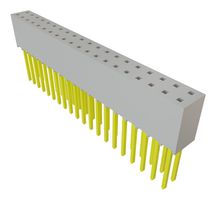 SAMTEC SSQ-120-03-G-D PCB Receptacle, Board-to-Board, 2.54 mm, 2 Rows, 40 Contacts, Through Hole Mount