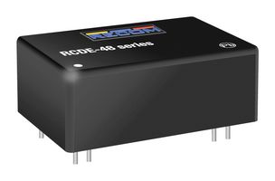 RECOM POWER RCDE-48-0.35 LED Driver DC/DC Converter, RCDE-48 Series, 18.2 W, 52 V, 350 mA, Analogue, PWM