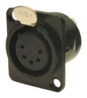 CLIFF ELECTRONIC COMPONENTS FC61950 XLR Connector, 5 Contacts, Socket, Panel Mount, FT Series