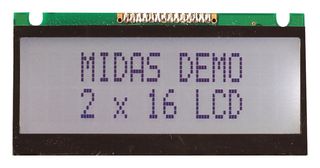 MIDAS DISPLAYS MC21605FA6WE-GPTLW