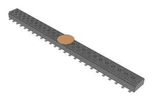 SAMTEC CLT-125-02-L-D-K-TR PCB Receptacle, Board-to-Board, 2 mm, 2 Rows, 50 Contacts, Surface Mount