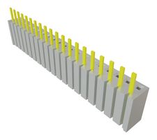 SAMTEC BSW-120-04-T-S PCB Receptacle, Board-to-Board, 2.54 mm, 1 Rows, 20 Contacts, Through Hole Mount