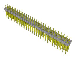 SAMTEC BBD-130-G-B Stacking Board Connector, Vertical, BBD, 60 Contacts, 2.54 mm, Through Hole, 2 Rows