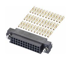 HARWIN M83-LFD1F2N54-0000-000 Rectangular Connector, Datamate J-Tek M83-LF, 54 Contacts, Receptacle, 2 mm, Crimp, 3 Row