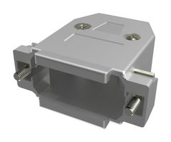 AMPHENOL COMMUNICATIONS SOLUTIONS 8655BZET1B10KLF D Sub Backshell, DE, 180°, Metallised Plastic Body