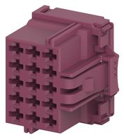 TE CONNECTIVITY - AMP 5-968973-1 Automotive Connector Housing, Violet, MCP 2.8, Receptacle, 15 Ways