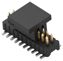 TE CONNECTIVITY 1MM-HU-D10-VS-00-H-TBP Pin Header, Board-to-Board, 1 mm, 2 Rows, 20 Contacts, Surface Mount Straight