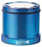 WERMA 64751075 Signal Indicator, Blinking/Continuous/TwinLight, Blue, 24 V, 70 mm x 66 mm, KombiSIGN 72 Series