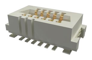 AMPHENOL COMMUNICATIONS SOLUTIONS 10162581-3134111LF Mezzanine Connector, Receptacle, 1 mm, 2 Rows, 11 Contacts, Surface Mount Straight, Copper Alloy