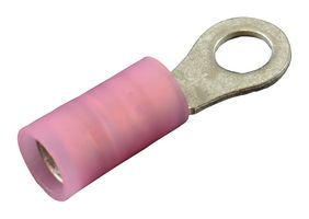 MOLEX 19073-0038 Ring Tongue Terminal, M3.5, #6, 18 AWG, 0.8 mm², Avikrimp 19073 Series, Red