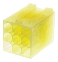 MOLEX 19-09-2099 Connector Housing, Natural, Standard .093" 3191 Series, Plug, 9 Ways, 6.7 mm