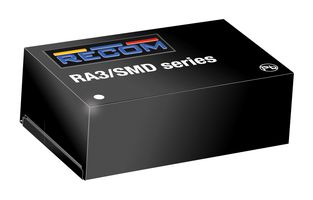 RECOM POWER RA3-052005D/SMD Isolated Surface Mount DC/DC Converter, Surface Mount DIP, 3 W, 2 Output, 20 V